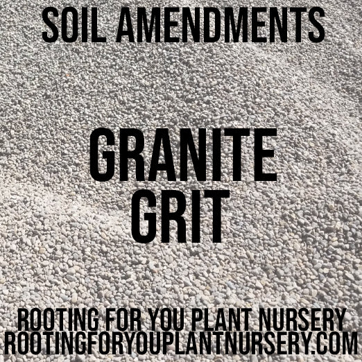 Granite Grit Soil Amendment 8oz Volume Resealable Bags Organic
