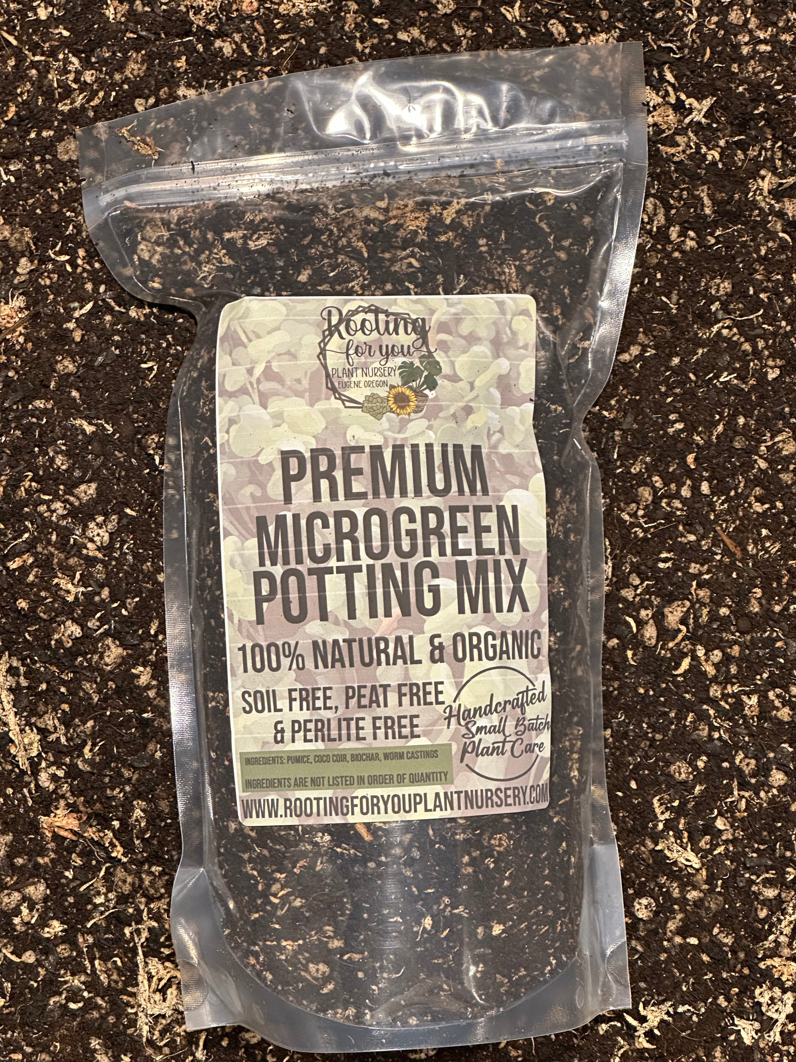 Microgreen Premium Potting Mix - Rooting For You Plant Nursery