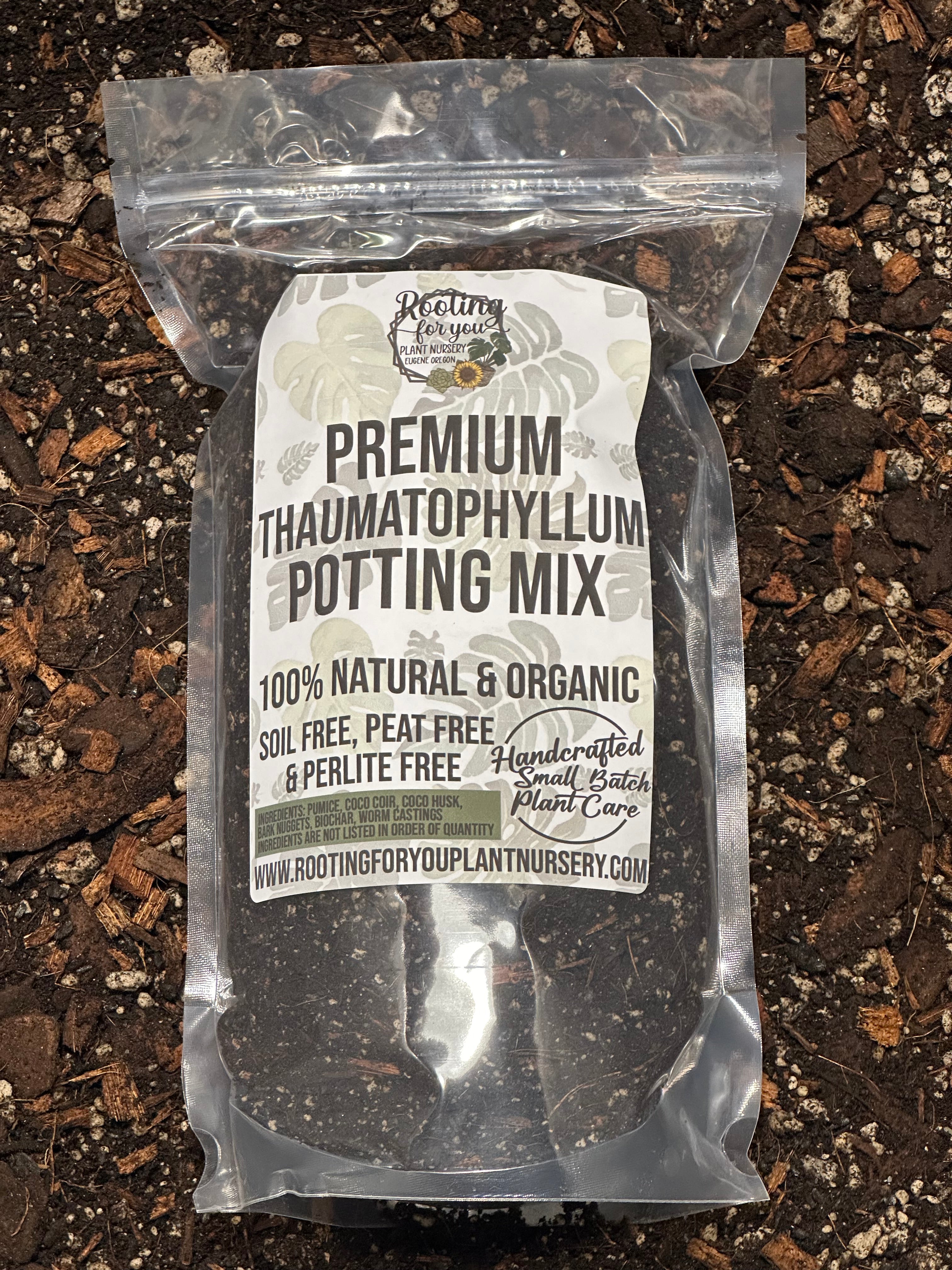 Thaumatophyllum Premium Potting Mix - Rooting For You Plant Nursery