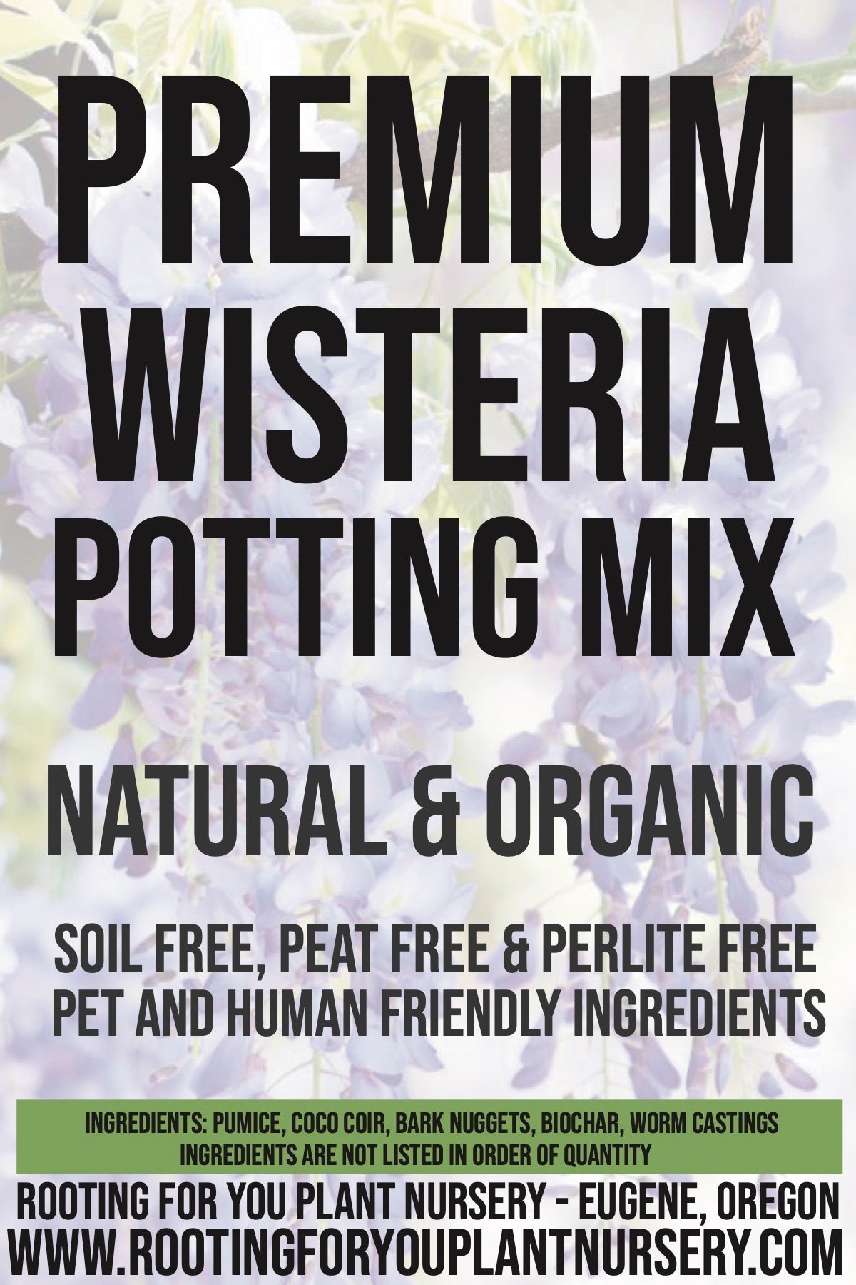 Wisteria Premium Potting Mix – Rooting For You Plant Nursery