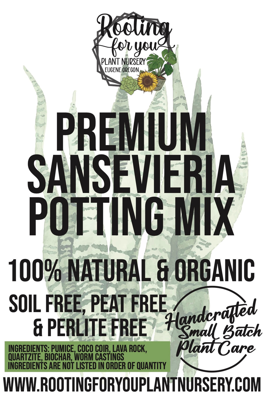 SANSEVIERIA Snake Plant Premium Potting Mix