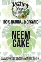 Load image into Gallery viewer, Neem Cake Neem Meal Soil Amendment