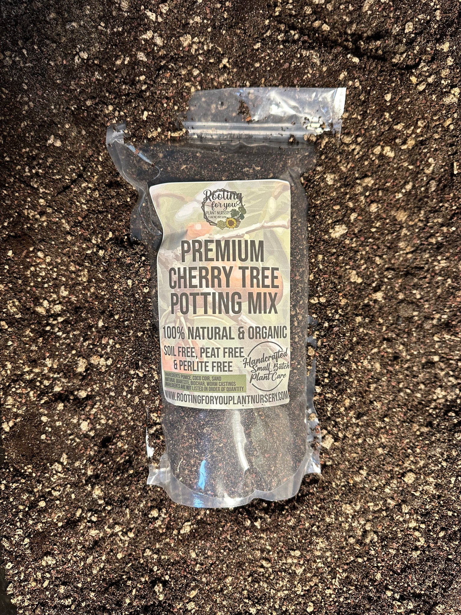 small bag potting mix Cherry Tree Premium Potting Mix – Rooting For You Plant Nursery