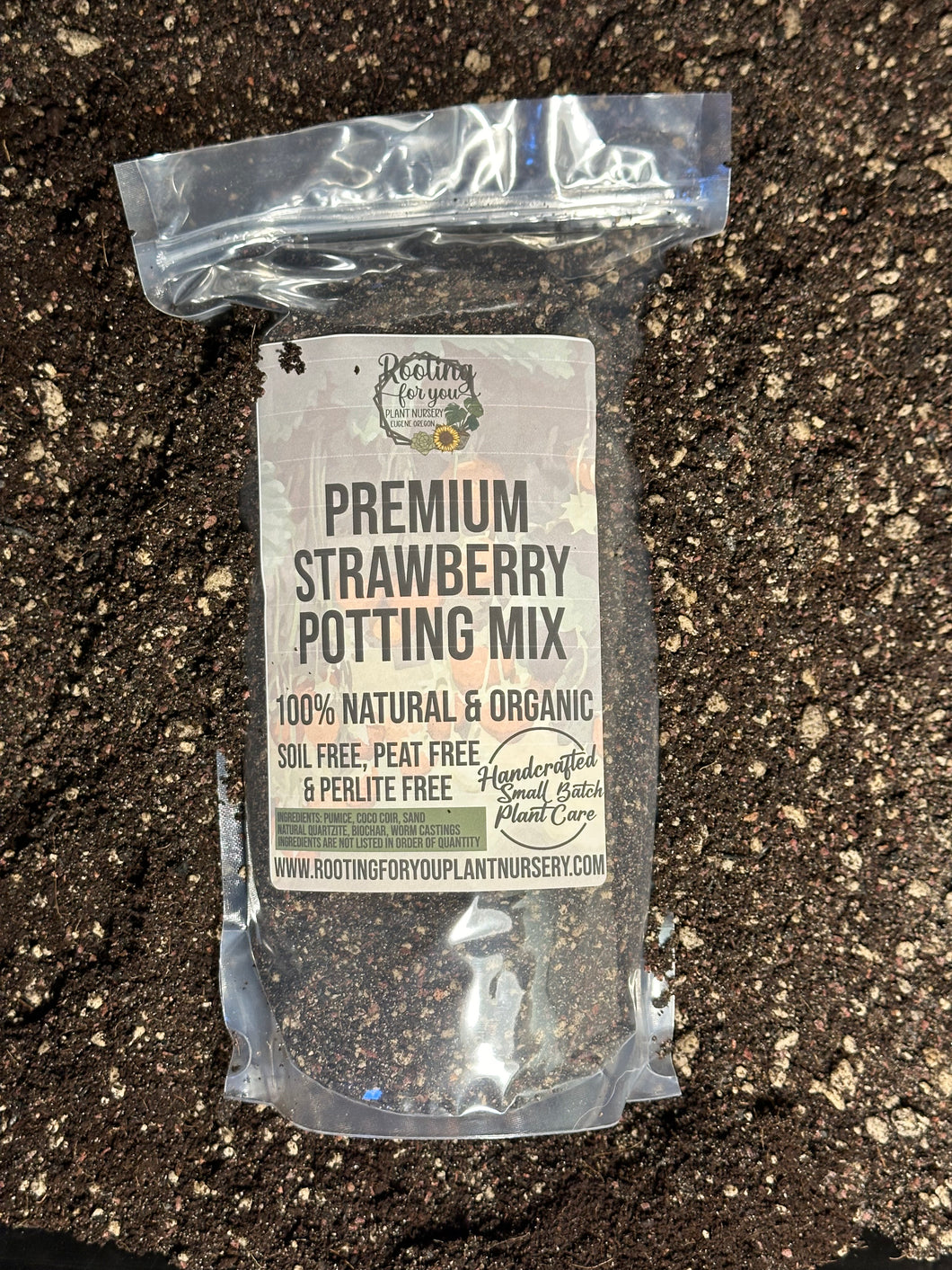 potting soil for strawberry plants Strawberry Premium Potting Mix – Rooting For You Plant Nursery