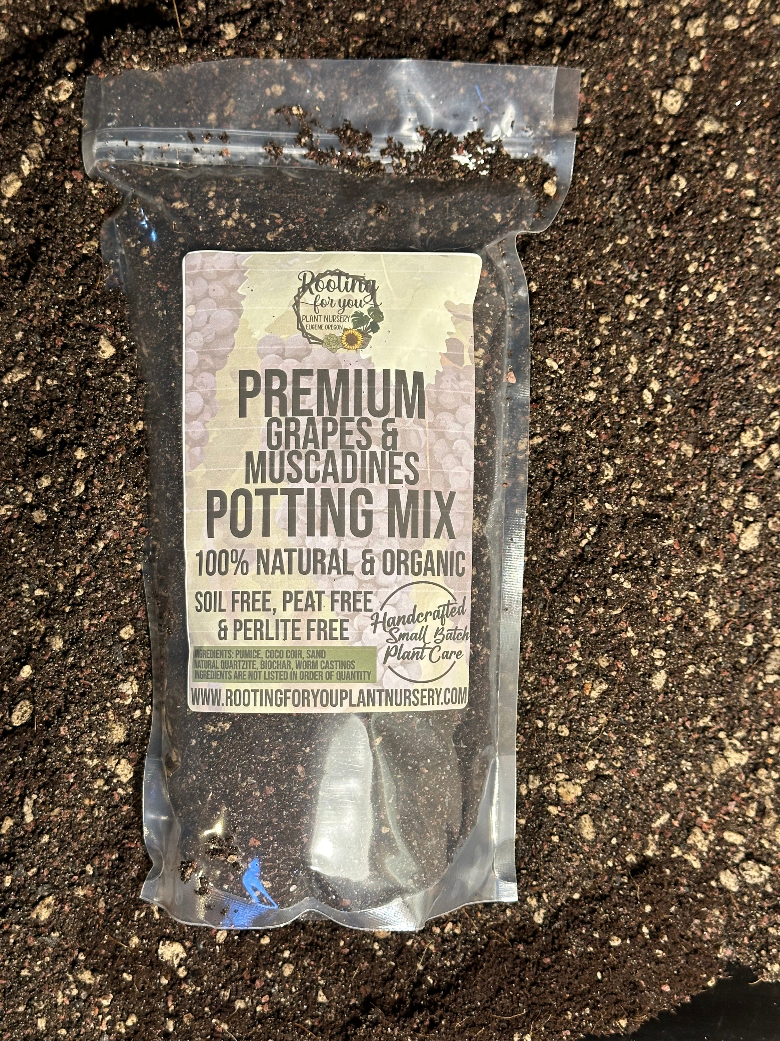 Grapes & Muscadines Premium Potting Mix – Rooting For You Plant Nursery