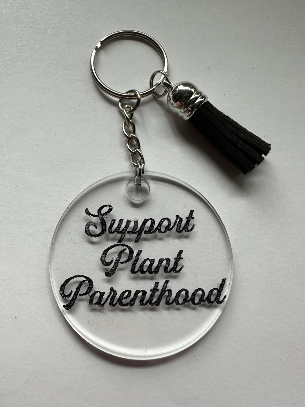Support Plant Parenthood Keychain