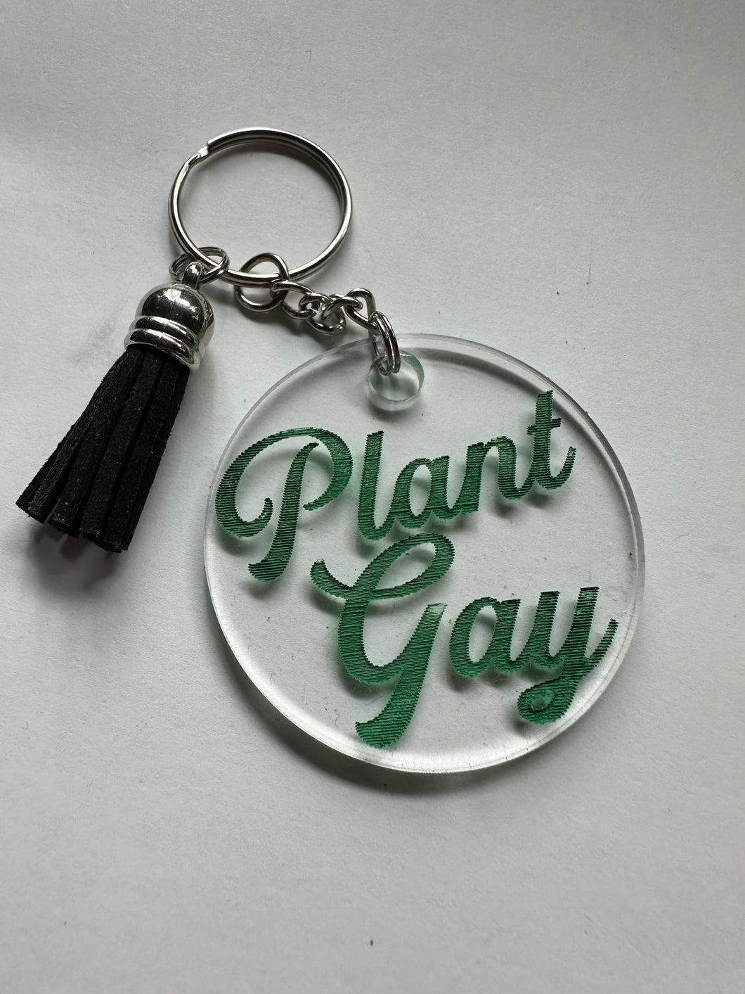 Plant Gay Keychain