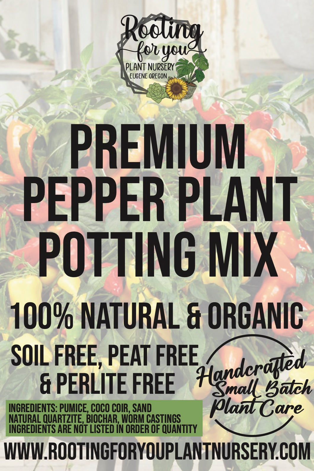 Pepper Plant Premium Potting Mix