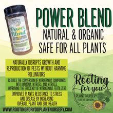 Load image into Gallery viewer, Power Blend -16oz by Volume Shaker - Organic - VEGAN - Oregon Licensed Nursery - Can be used with all soil types
