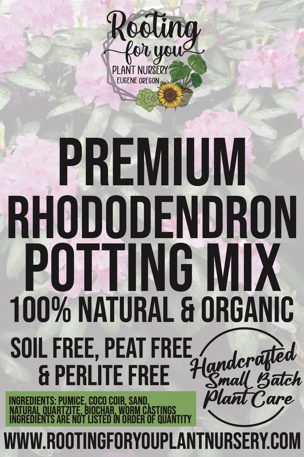 rhododendron potting mix Rose Premium Potting Mix 2 Gallon Bulk Box