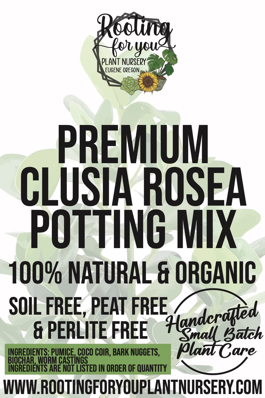 Clusia Rosea Premium Potting Mix