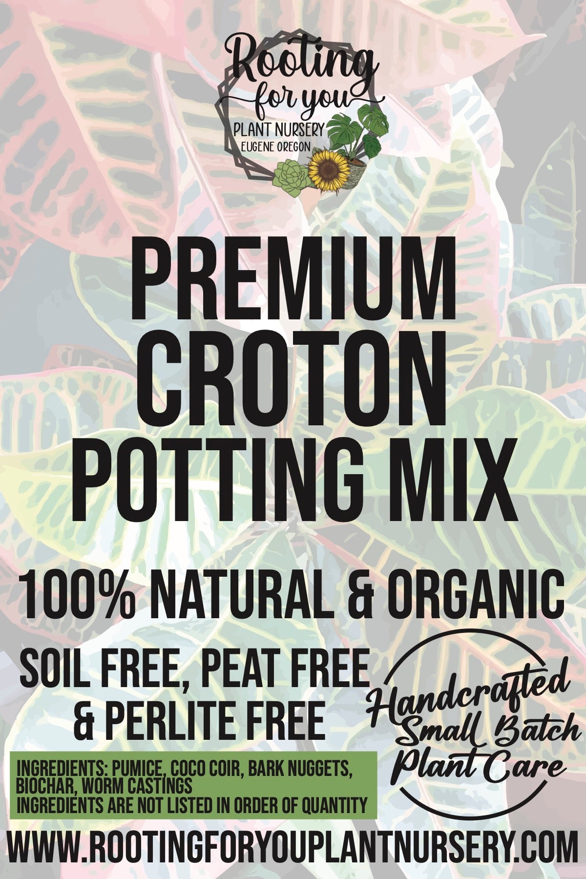 croton potting mix CROTON Premium Potting Mix – Rooting For You Plant Nursery