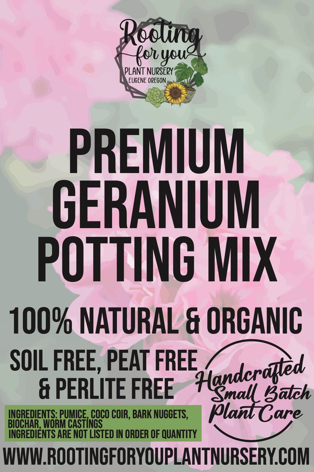 Geranium Premium Potting Mix