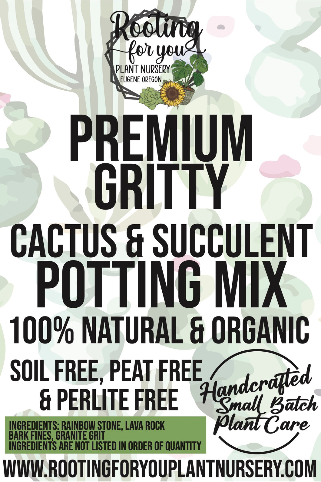 REGULAR GRITTY Cactus & Succulent Premium Potting Mix