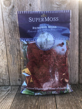 Load image into Gallery viewer, RED with GLITTER SuperMoss Moss Reindeer Preserved - Oregon Licensed Nursery
