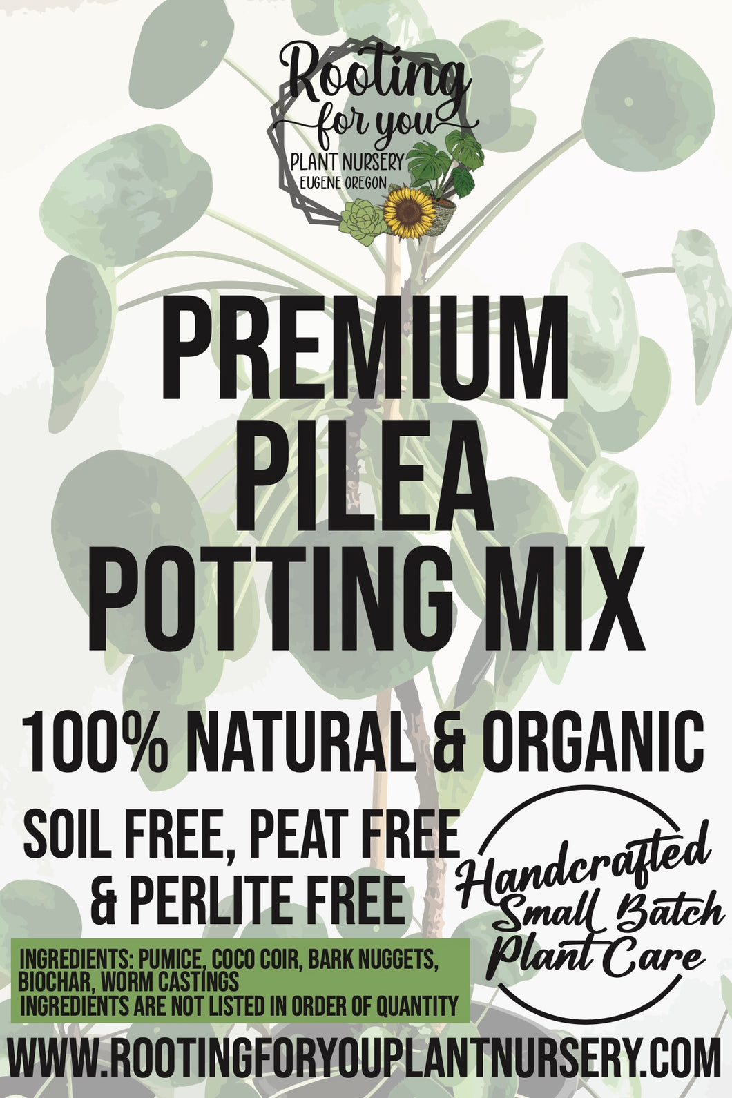 Pilea Premium Potting Mix