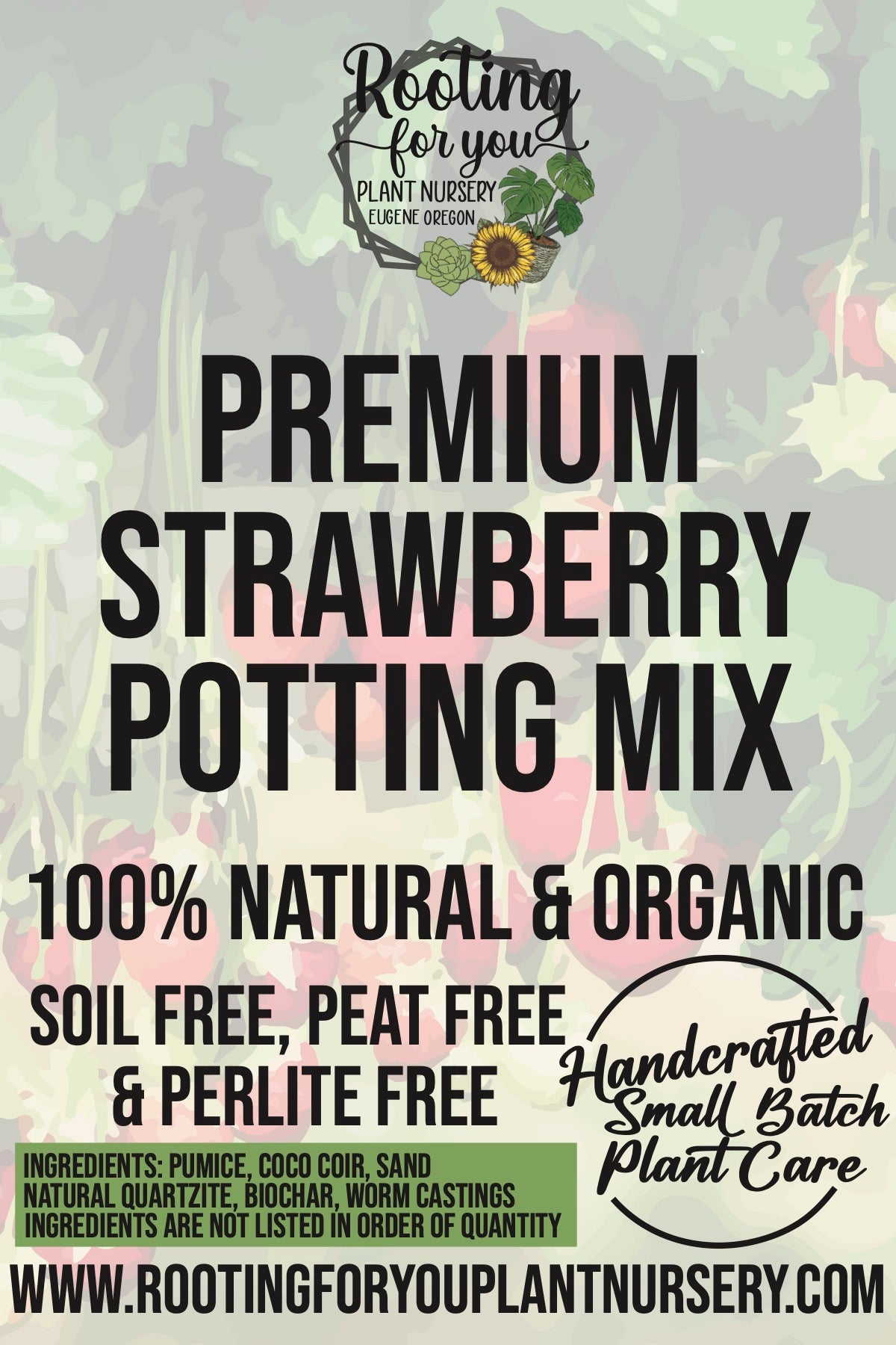 Strawberry Premium Potting Mix – Rooting For You Plant Nursery