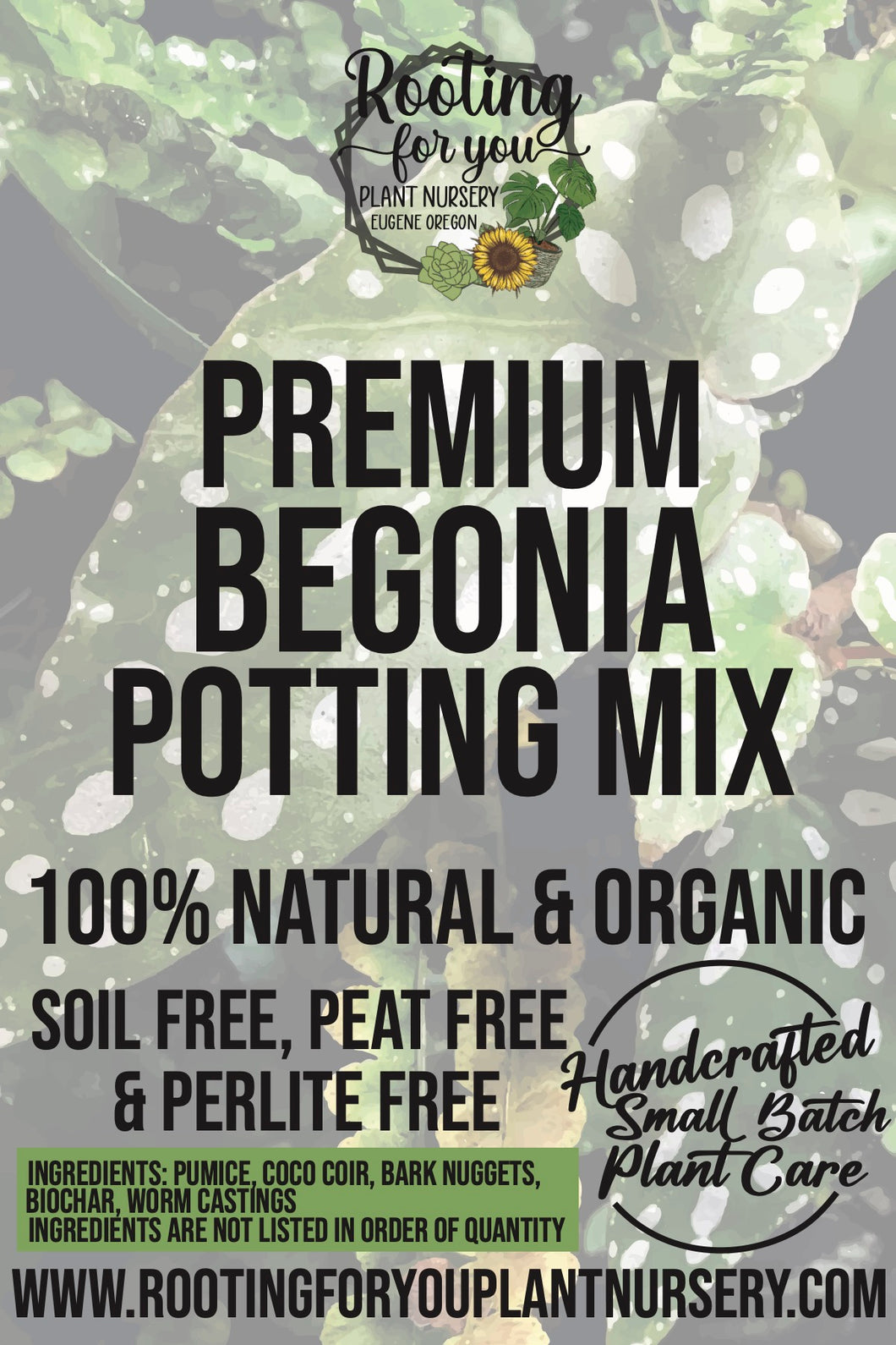 BEGONIA Premium Potting Mix