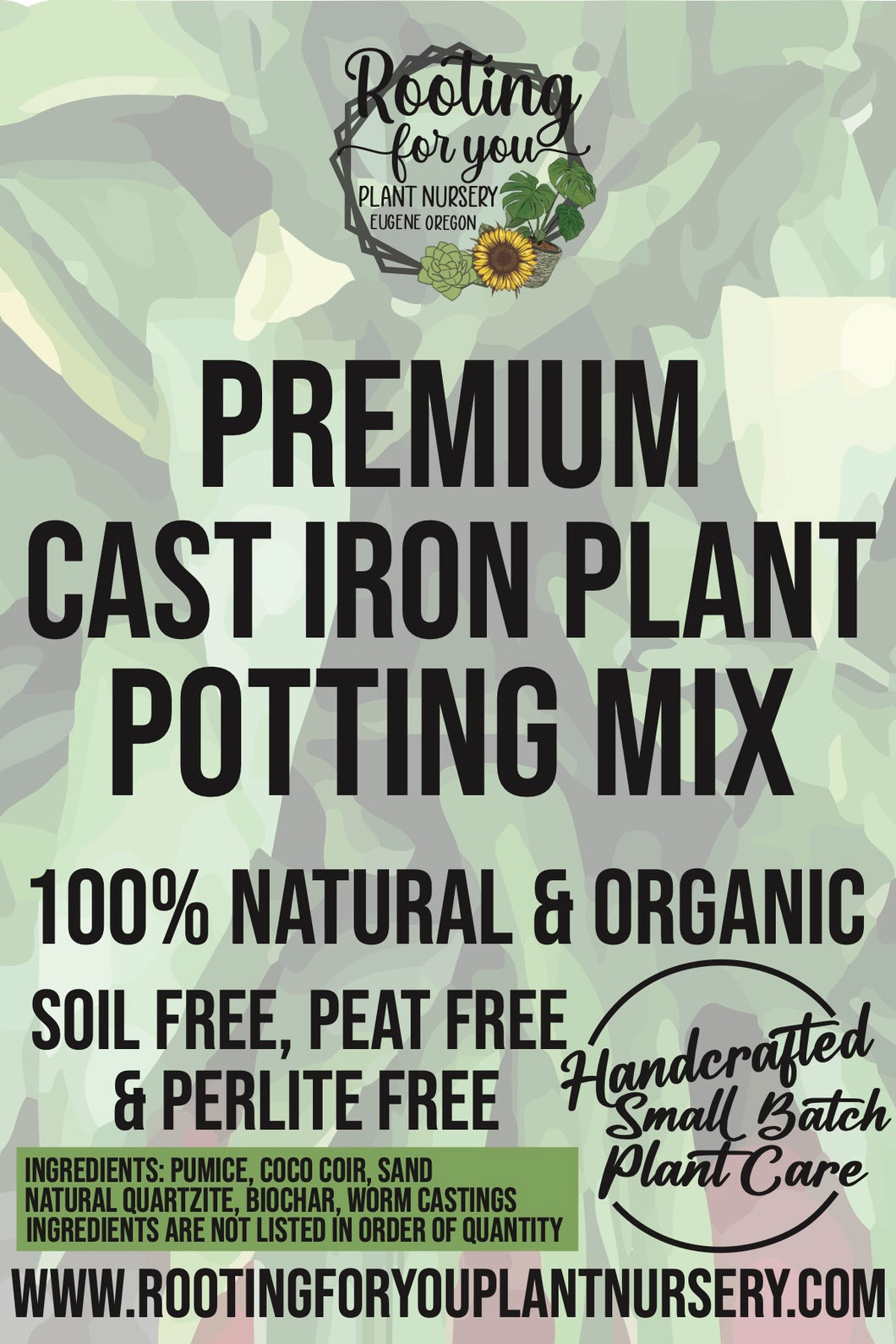 Cast Iron Plant Premium Potting Mix