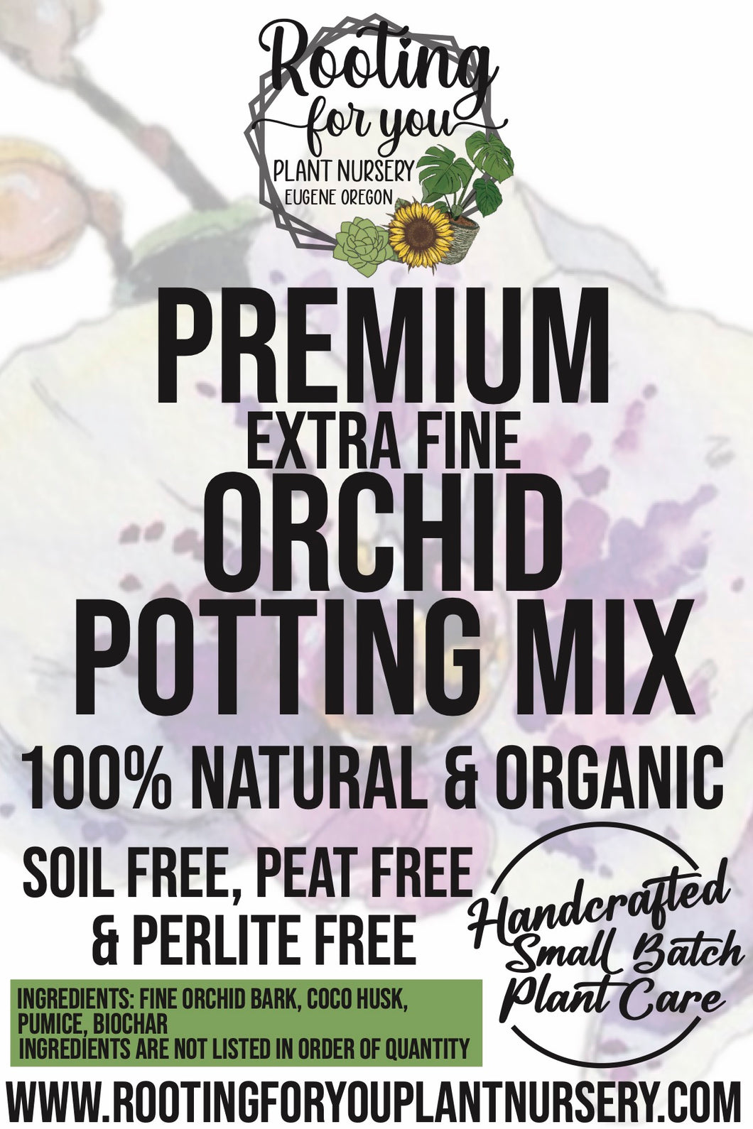 Extra Fine Orchid Mix Premium Potting Mix