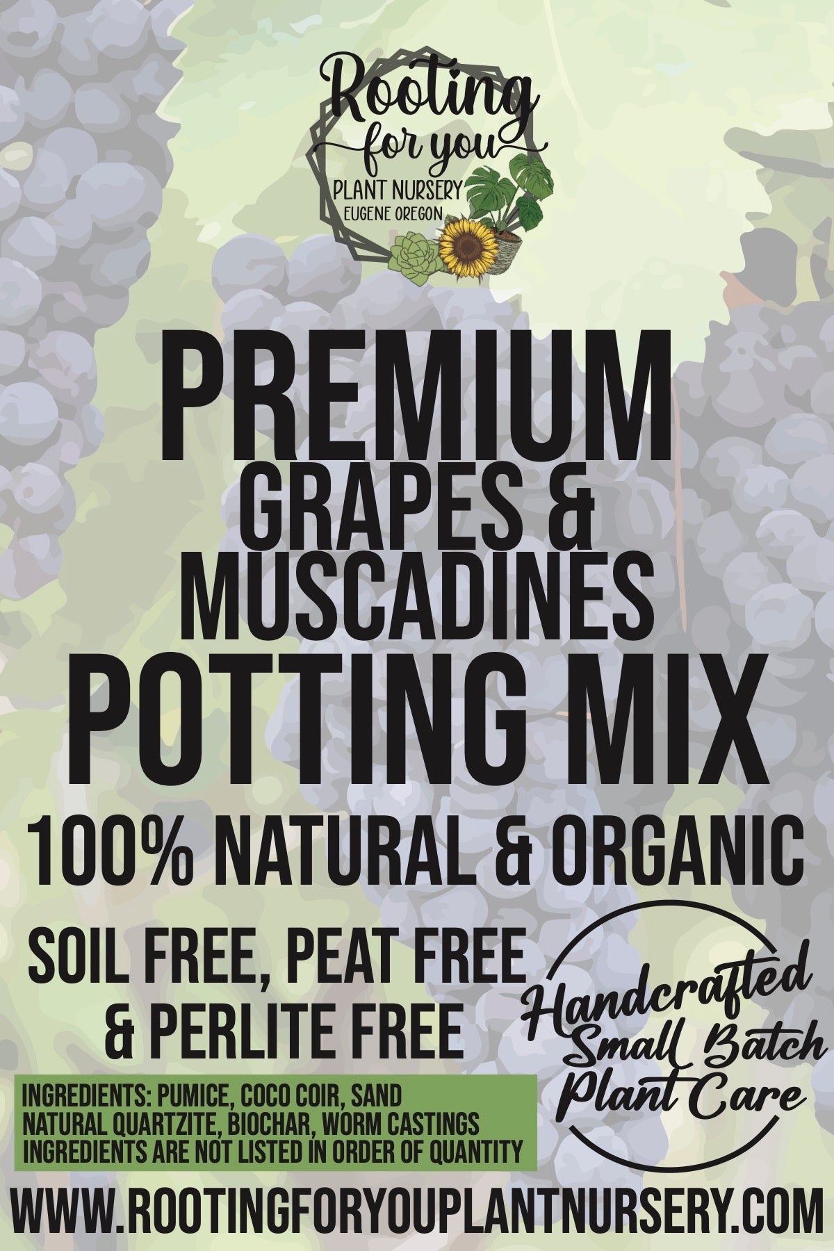 potting mix for grapes Grapes & Muscadines Premium Potting Mix