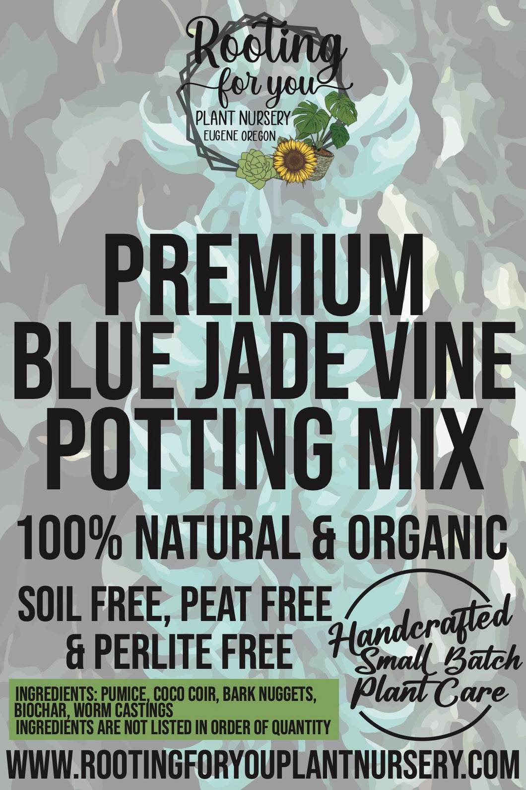 Blue Jade Vine Premium Potting Mix