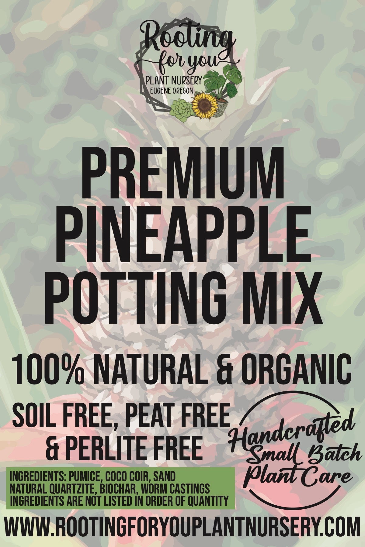 potting soil for pineapple plant Pineapple Premium Potting Mix – Rooting For You Plant Nursery