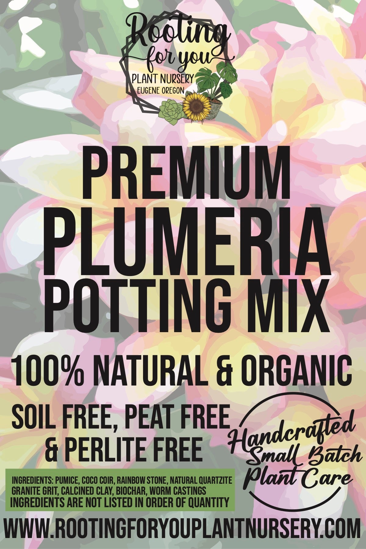 potting mix for frangipani Plumeria Premium Potting Mix – Rooting For You Plant Nursery